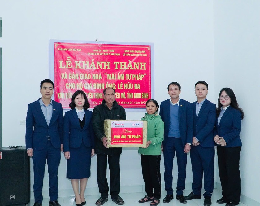 Trao “Mái ấm Tư pháp