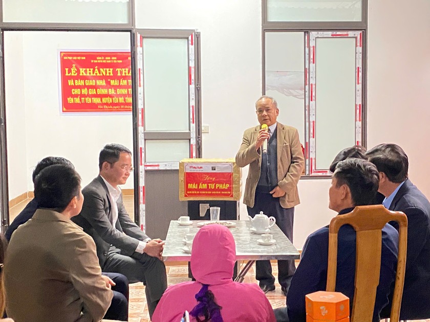 Trao “Mái ấm Tư pháp