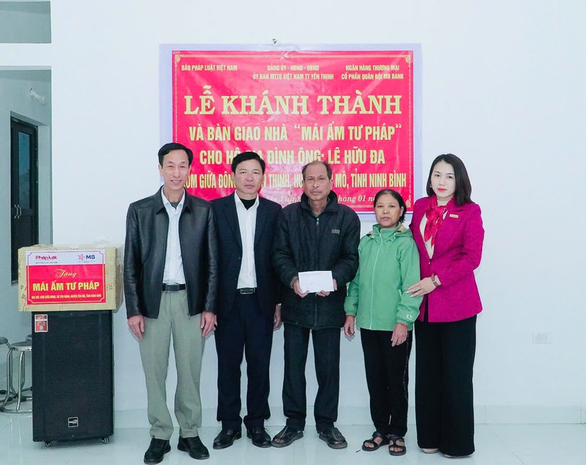 Trao “Mái ấm Tư pháp