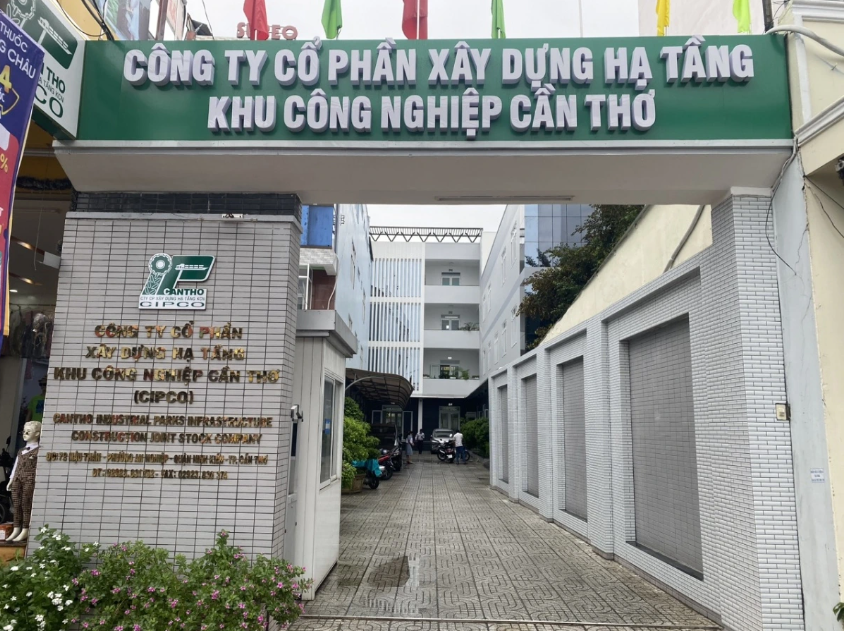 Trụ sở Công ty Cổ phần Xây dựng hạ tầng khu công nghiệp Cần Thơ