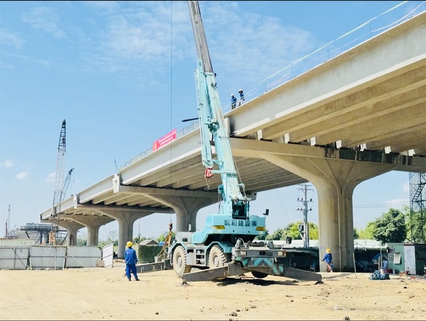 Dự &aacute;n V&agrave;nh đai 3 đang tất bật thi c&ocirc;ng, đảm bảo tiến độ.