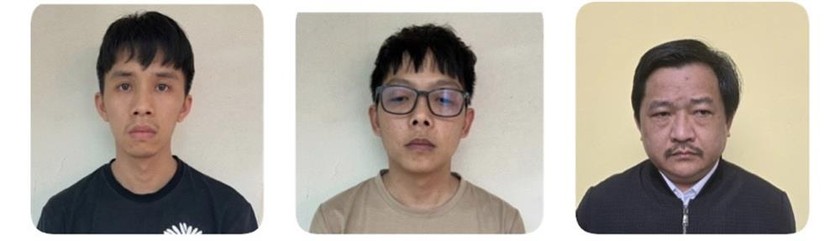 C&aacute;c đối tượng từ tr&aacute;i sang: Ho&agrave;ng Ngọc Hu&acirc;n, Ho&agrave;ng Quốc Huy, Nguyễn Văn Ngọc.