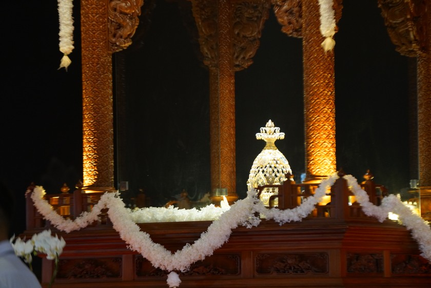Theo ban tổ chức, thời gian mở cửa chi&ecirc;m b&aacute;i tại ch&ugrave;a Thanh T&acirc;m k&eacute;o d&agrave;i từ ng&agrave;y 3/5 đến trưa 8/5, từ 6h s&aacute;ng đến 22h mỗi ng&agrave;y. Ảnh: BTC