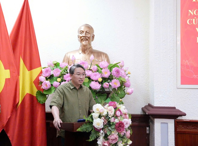 Ủy vi&ecirc;n Trung ương Đảng, B&iacute; thư Đảng ủy Bộ Tư ph&aacute;p, Bộ trưởng Bộ Tư ph&aacute;p Nguyễn Hải Ninh qu&aacute;n triệt, triển khai Nghị quyết số 66-NQ/TW về đổi mới c&ocirc;ng t&aacute;c x&acirc;y dựng v&agrave; thi h&agrave;nh ph&aacute;p luật đ&aacute;p ứng y&ecirc;u cầu ph&aacute;t triển đất nước trong kỷ nguy&ecirc;n mới.