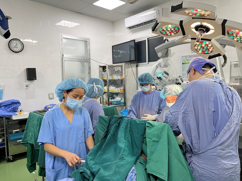 Bệnh nh&acirc;n hồi phục nhanh ch&oacute;ng m&agrave; kh&ocirc;ng để lại di chứng. Ảnh: Bệnh viện cung cấp