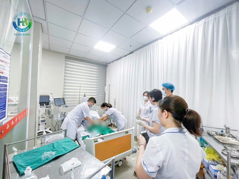 BVĐK H&ograve;a B&igrave;nh ưu ti&ecirc;n cao nhất cho việc bảo to&agrave;n t&iacute;nh mạng của người bệnh. Ảnh: BVCC