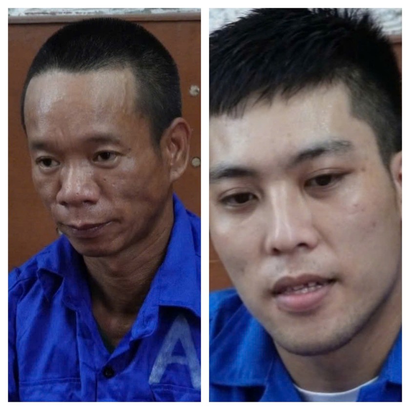 Đối tượng Dương Tiến T&uacute; v&agrave; Nguyễn Hữu Tr&aacute;ng