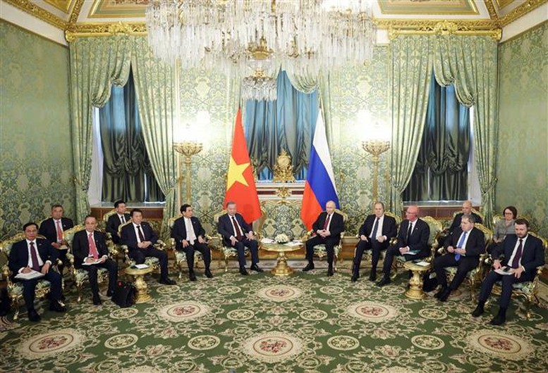 Tổng Bí thư Tô Lâm hội đàm với Tổng thống Nga Vladimir Putin