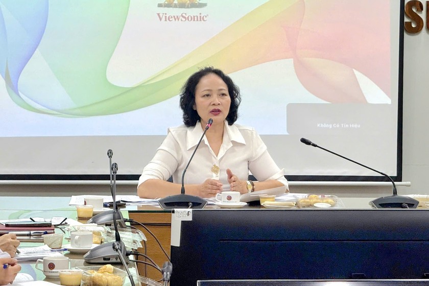 Đồng ch&iacute; Khương Thị Thanh Huyền &ndash; Ủy vi&ecirc;n Ban Chấp h&agrave;nh Đảng bộ Bộ Tư ph&aacute;p, Chủ tịch C&ocirc;ng đo&agrave;n Bộ Tư ph&aacute;p.