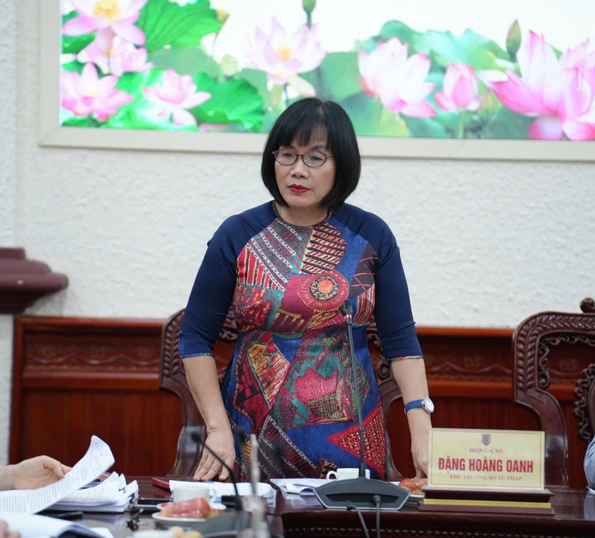 Thứ trưởng Đặng Ho&agrave;ng Oanh. (Ảnh: P.Mai)