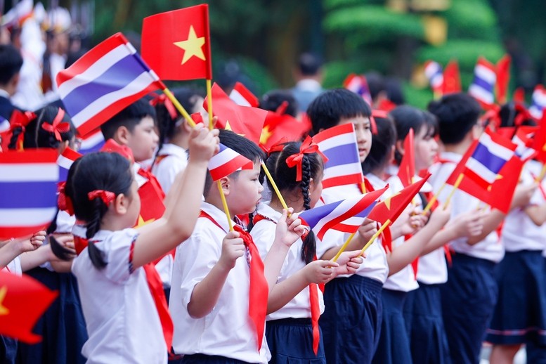 Đ&acirc;y l&agrave; chuyến thăm Việt Nam đầu ti&ecirc;n của Thủ tướng Th&aacute;i Lan Paetongtarn Shinawatra kể từ khi b&agrave; nhậm chức Thủ tướng Th&aacute;i Lan - Ảnh: VGP/Nhật Bắc