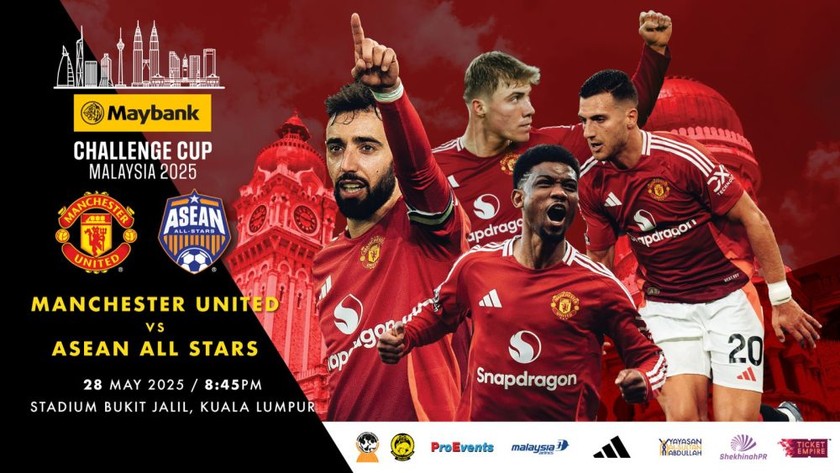 Nữ lãnh đạo VFF Nguyễn Thanh Hà giám sát trận đấu ASEAN All-Stars và MU