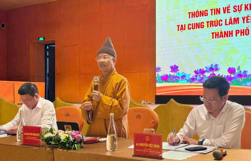 Y&ecirc;n Tử: Chuẩn bị chu đ&aacute;o cho sự kiện t&ocirc;n tr&iacute;, chi&ecirc;m b&aacute;i X&aacute; lợi Đức Phật ảnh 2