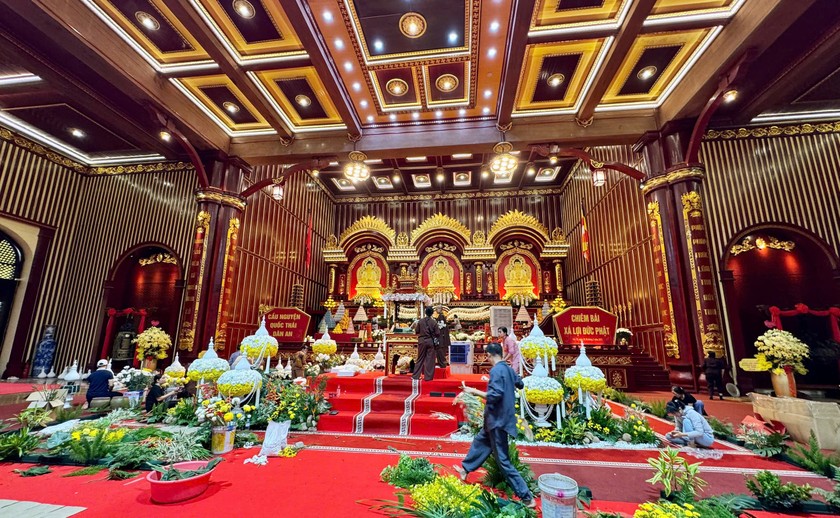 Yên Tử: Chuẩn bị chu đáo cho sự kiện tôn trí, chiêm bái Xá lợi Đức Phật