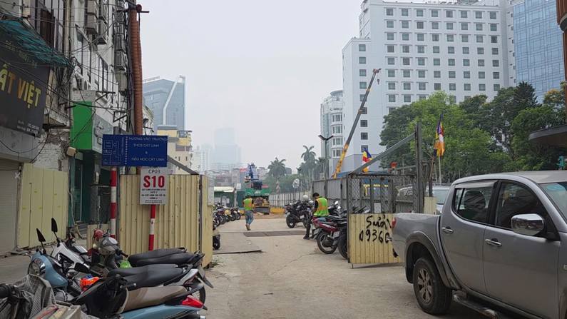C&ocirc;ng tr&igrave;nh thi c&ocirc;ng tuyến ga đường sắt đ&ocirc; thị số 3 Metro Nhổn - Ga H&agrave; Nội