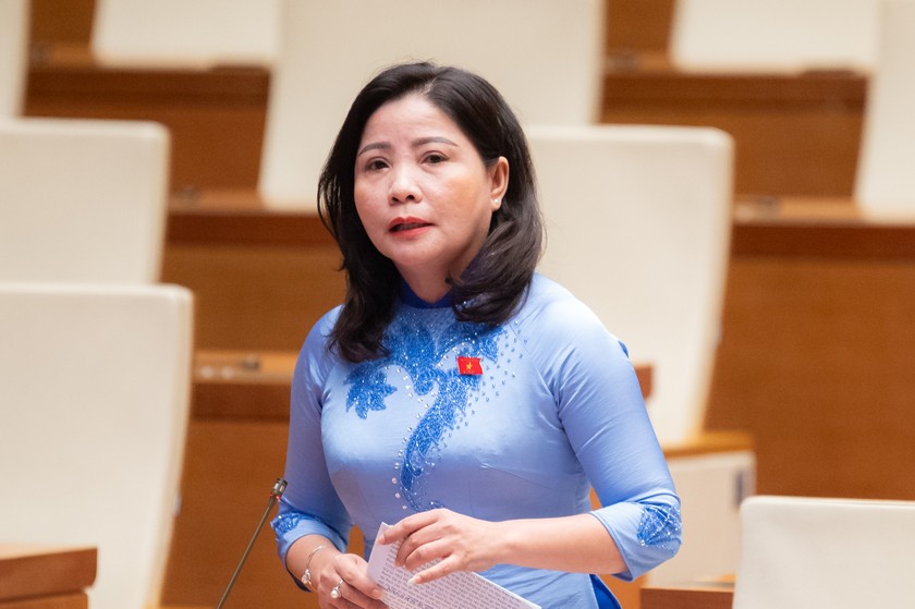 Đại biểu Nguyễn Thị Thu Nguyệt. (Ảnh: Cổng TTĐTQH)