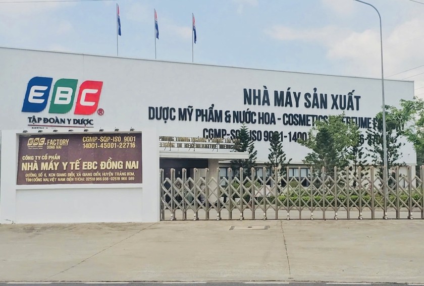 Sở Y tế Đồng Nai b&aacute;o c&aacute;o gửi UBND tỉnh về tiến độ xử l&yacute; vụ việc li&ecirc;n quan đến hai sản phẩm mỹ phẩm do C&ocirc;ng ty CP Nh&agrave; m&aacute;y Y tế EBC Đồng Nai sản xuất.