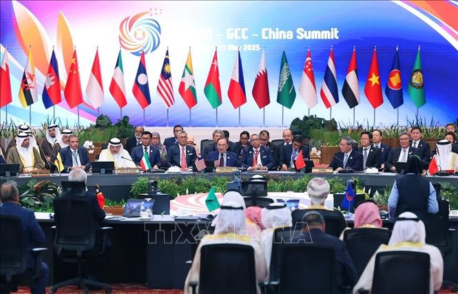 Hội nghị Cấp cao Kinh tế ASEAN - Hội đồng Hợp t&aacute;c V&ugrave;ng Vịnh (GCC) - Trung Quốc. Ảnh: Dương Giang/TTXVN
