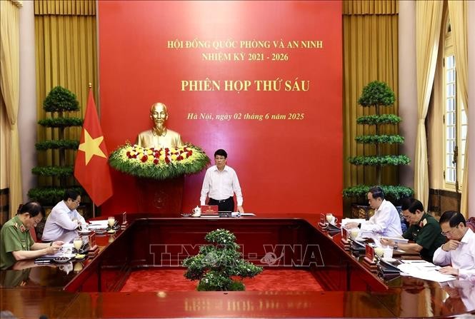 Chủ tịch nước Lương Cường ph&aacute;t biểu chỉ đạo. Ảnh: L&acirc;m Kh&aacute;nh/TTXVN