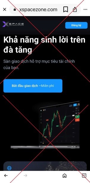Cảnh gi&aacute;c khi tham gia c&aacute;c s&agrave;n tiền ảo c&oacute; dấu hiệu lừa đảo (Ảnh: CACC)