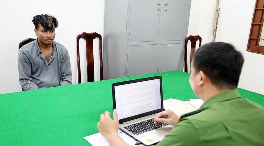 Đối tượng Chau Linh E khai nhận tại Cơ quan C&ocirc;ng an