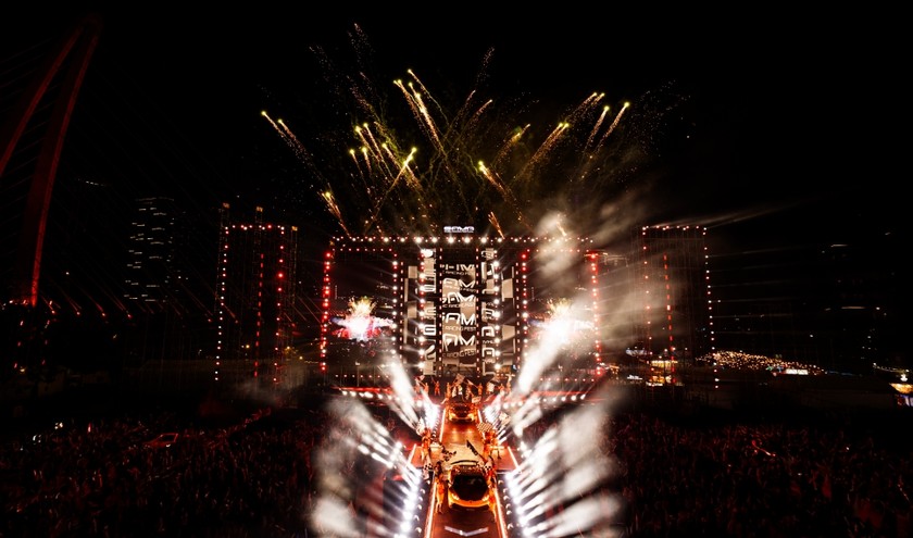 GAMA Music Racing Festival 2025 x&aacute;c lập Kỷ lục Việt Nam với danh hiệu &ldquo;S&acirc;n khấu biểu diễn kết hợp đường đua xe d&agrave;i nhất từ trước đến nay&rdquo;. Ảnh: BTC