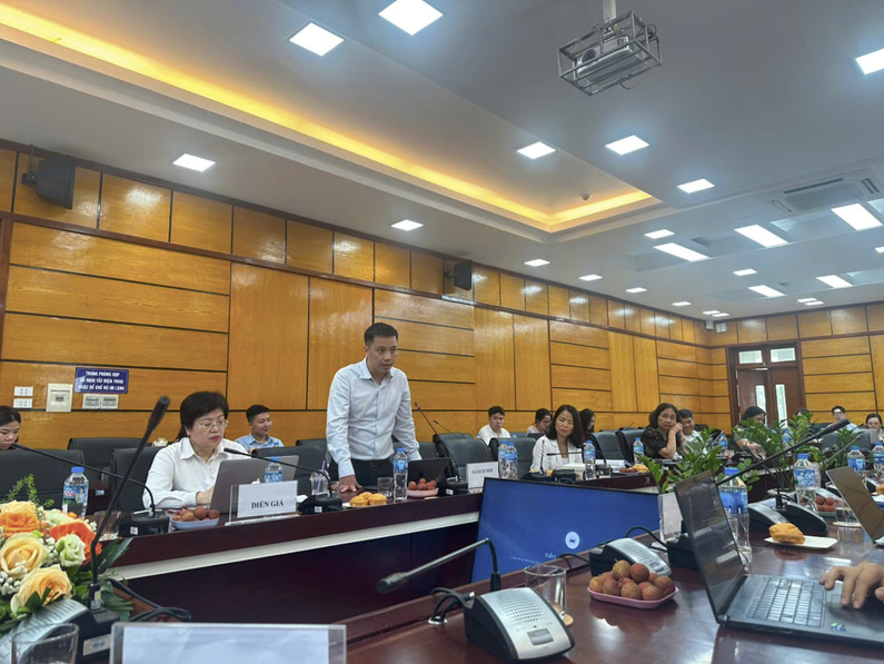 &Ocirc;ng Đậu Anh Tuấn, Ph&oacute; Tổng Thư k&yacute;, Trưởng Ban Ph&aacute;p chế của VCCI ph&aacute;t biểu tại Hội thảo