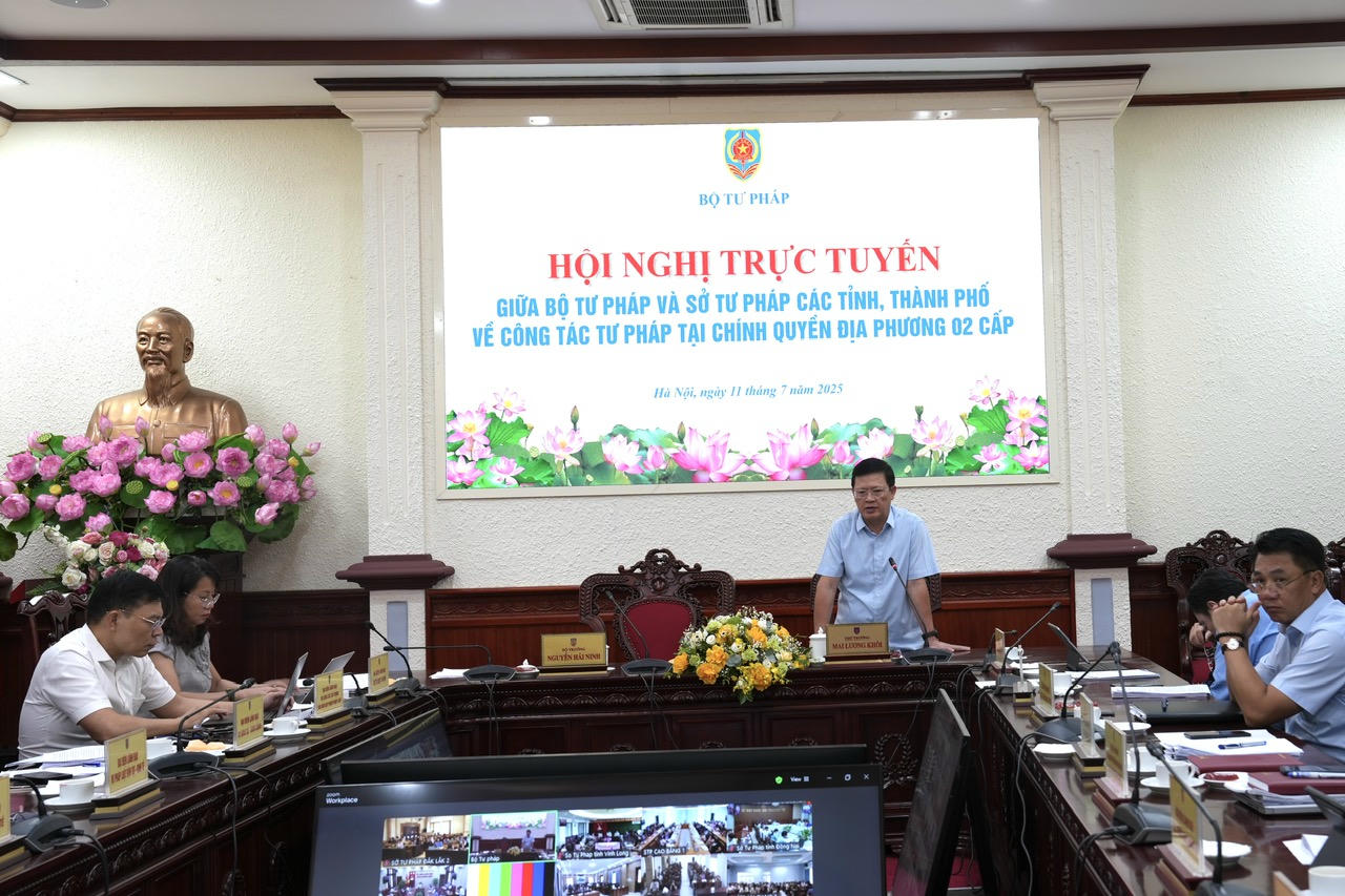 Đảm bảo vận hành thông suốt, hiệu quả của toàn ngành Tư pháp tại chính quyền địa phương 2 cấp