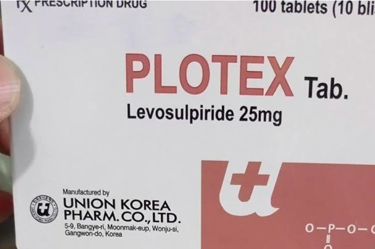 Viên nén Plotex (Levosulpiride 25 mg). Ảnh: Favinahospital
