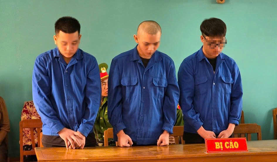 3 bị c&aacute;o: Nhật, Mỹ v&agrave; Nghĩa (từ tr&aacute;i sang)
