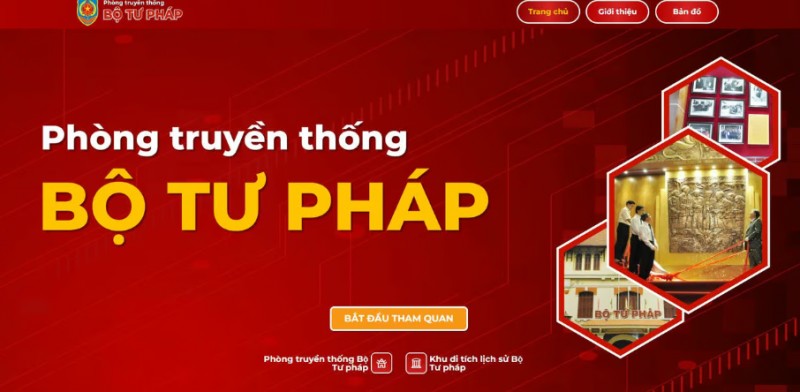 Truyền thống hào hùng của Bộ, Ngành Tư pháp qua công nghệ thực tế ảo