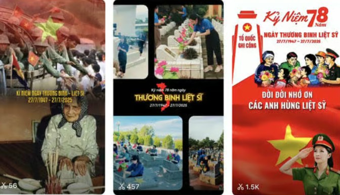 Mạng xã hội: Nơi thế hệ trẻ truyền cảm hứng về lòng biết ơn, tình yêu nước