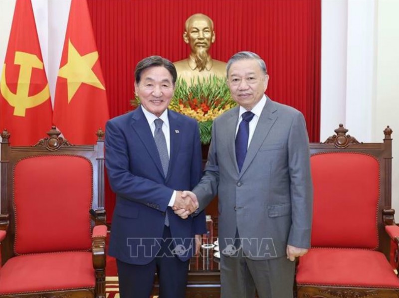 Tổng Bí thư Tô Lâm tiếp Đặc phái viên của Tổng thống Hàn Quốc