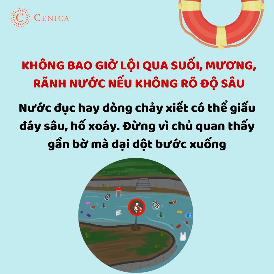 11 kỹ năng sống còn cha mẹ phải dạy con trước khi ra sông, suối, ao hồ