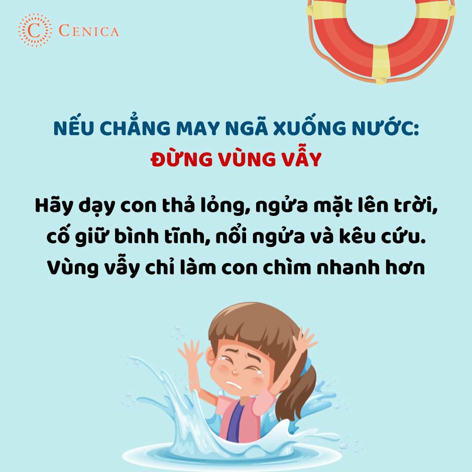 11 kỹ năng sống còn cha mẹ phải dạy con trước khi ra sông, suối, ao hồ