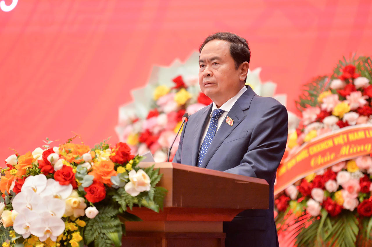 Chủ tịch Quốc hội ph&aacute;t biểu khai mạc. (Ảnh: quochoi.vn)