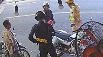 Tạm giam người đàn ông vô cớ đánh CSGT khi đang kiểm tra nồng độ cồn