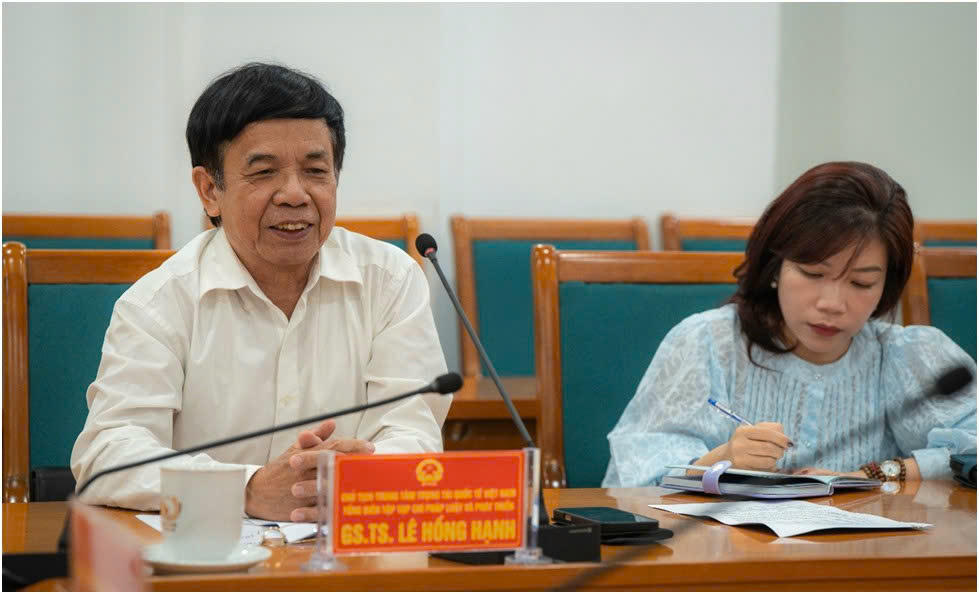 GS.TS L&ecirc; Hồng Hạnh, Chủ tịch Trung t&acirc;m Trọng t&agrave;i Quốc tế Việt Nam (VIAC)