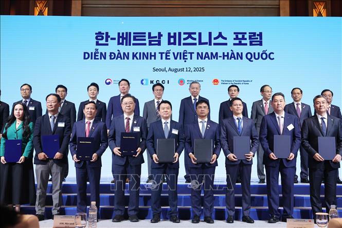 Tổng Bí thư Tô Lâm dự Diễn đàn Kinh tế Việt Nam - Hàn Quốc