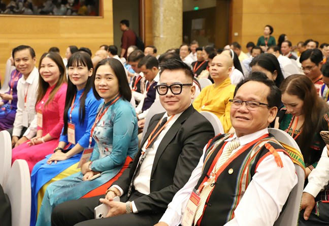 C&aacute;c đại biểu tham dự buổi gặp mặt. Ảnh: Minh Hiển