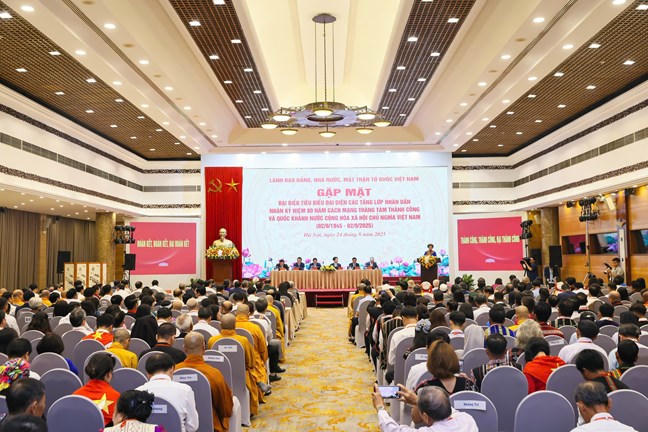 Quang cảnh buổi gặp mặt. Ảnh: TTXVN