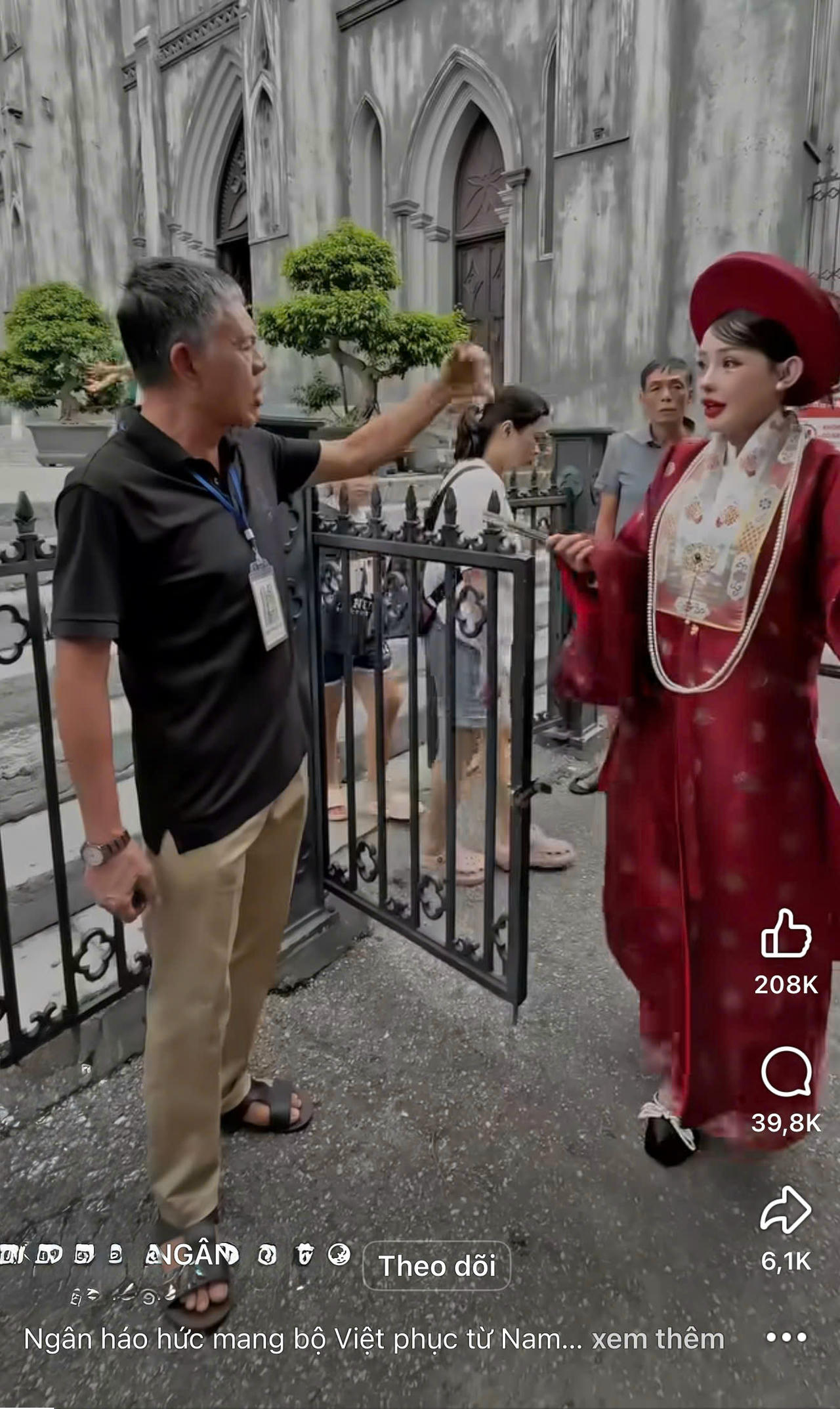 Video sau khi đăng tải thu h&uacute;t sự quan t&acirc;m của nhiều người (Ảnh cắt từ clip)