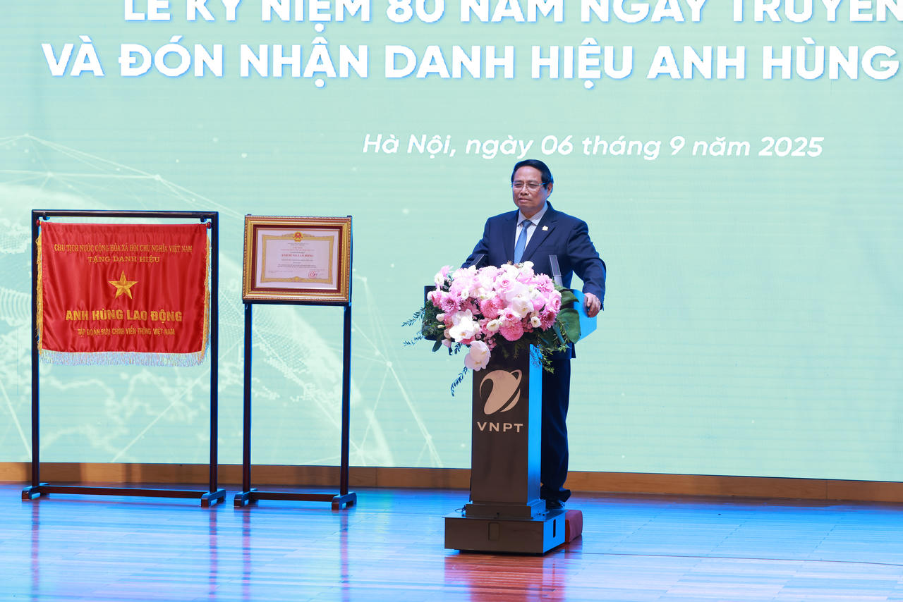 Thủ tướng Phạm Minh Ch&iacute;nh ph&aacute;t biểu tại buổi Lễ.