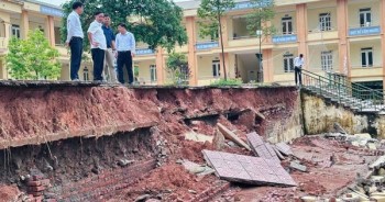 Hà Nội công bố tình huống khẩn cấp về thiên tai tại xã Ba Vì