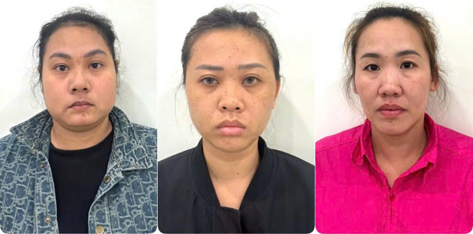 C&aacute;c đối tượng (từ tr&aacute;i qua phải): Nguyễn Thị Thu Ng&acirc;n; Phạm Thị Ngọc Th&uacute;y; Nguyễn Thị Hoa.