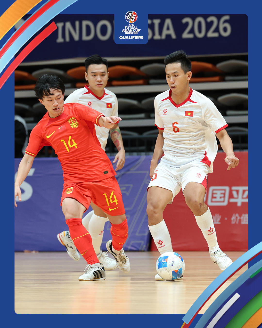 Đội tuyển futsal Việt Nam thắng futsal Trung Quốc 7-2