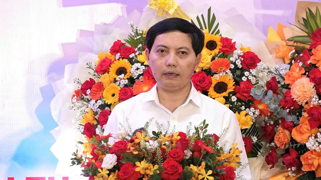 &Ocirc;ng Trần Đức Vinh, B&iacute; thư Chi bộ, Tổng Bi&ecirc;n tập B&aacute;o C&ocirc;ng l&yacute; ph&aacute;t biểu tại Lễ khai trương