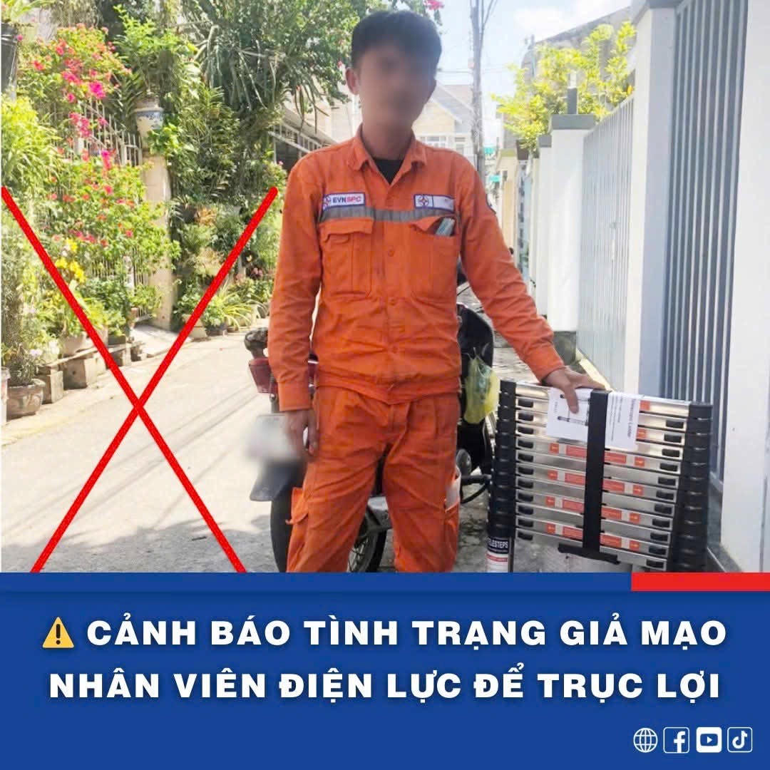 EVNSPC cảnh b&aacute;o khẩn về chi&ecirc;u lừa mới nguy cơ chiếm đoạt tiền tỷ