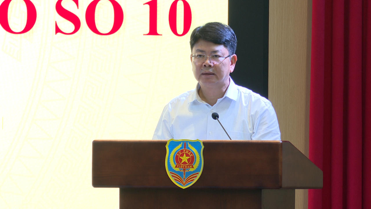 Thứ trưởng Nguyễn Thanh Tịnh ph&aacute;t biểu tại buổi lễ