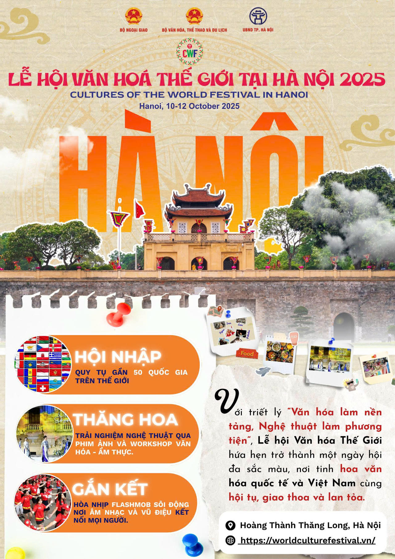 Sắp diễn ra Lễ hội Văn ho&aacute; thế giới tại H&agrave; Nội